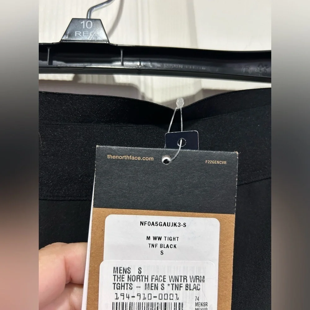 The North Face Men’s S Small Winter Warm Tights Black NWT Wind Resistant